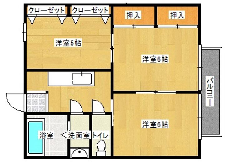 ハイツ長谷川の間取り