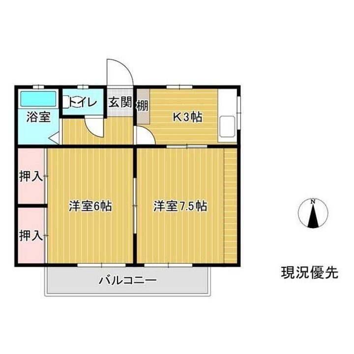 福寿荘の間取り