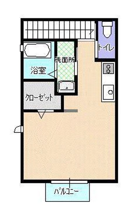 サングリーン下亀田Iの間取り