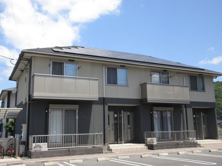 岡山県倉敷市福田町浦田(アパート)の賃貸物件の外観