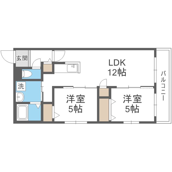 ASTAGE八軒の間取り