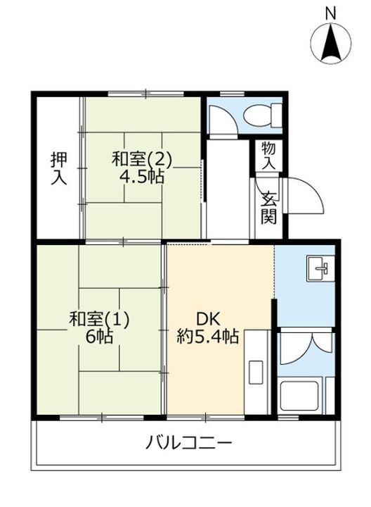 UR桜丘の間取り