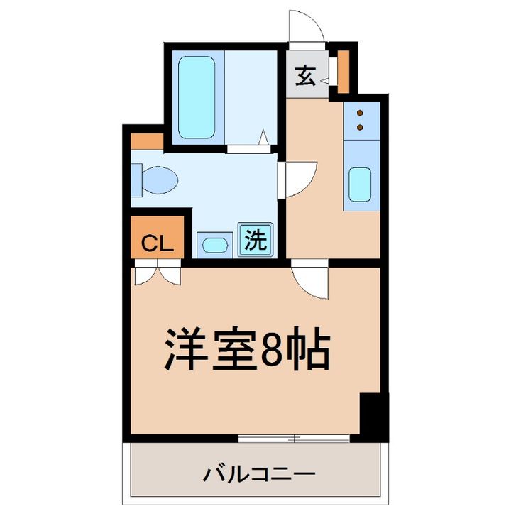 兵庫県西宮市江上町(マンション)の賃貸物件の間取り