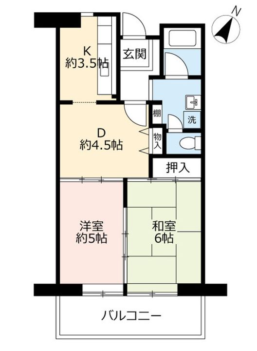 URリバーサイドさぎすの間取り