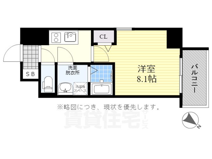 エスリード名古屋東別院の間取り