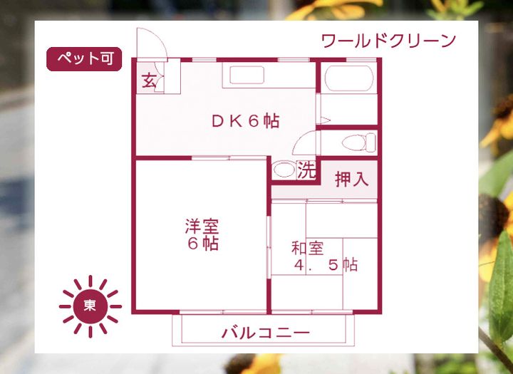 メゾン桜の間取り