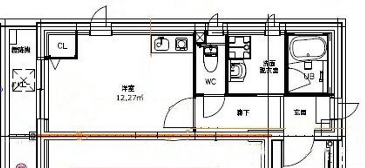 Plus door NAKANOの間取り
