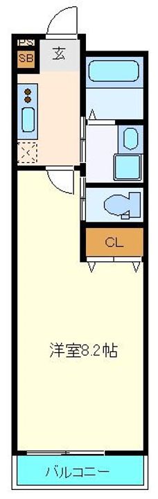 アリュール愛宕橋の間取り