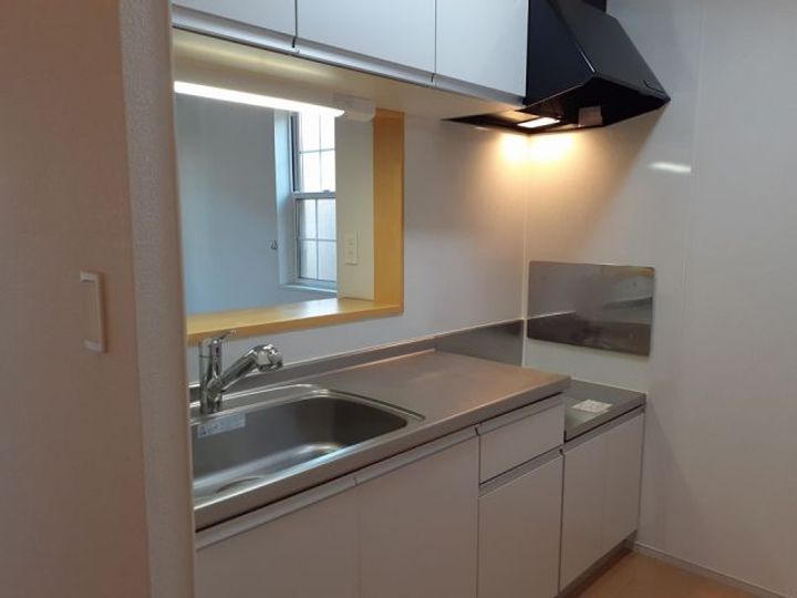 茨城県結城市大字結城(アパート)の賃貸物件のキッチン