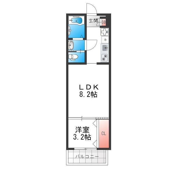 CASA南巽 EASTの間取り