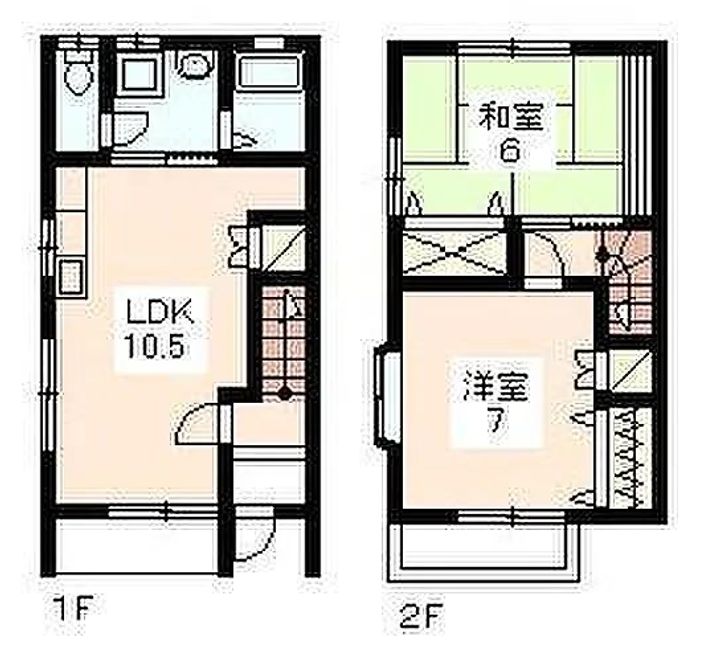 静岡県浜松市中央区南浅田1(一戸建)の賃貸物件の間取り