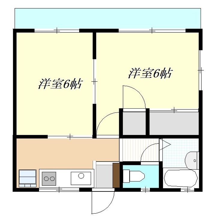 たちばなハイツCの間取り