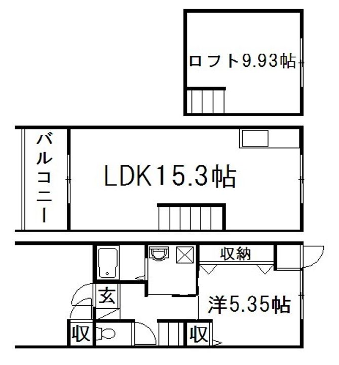 静岡県浜松市中央区有玉南町(一戸建)の賃貸物件の間取り