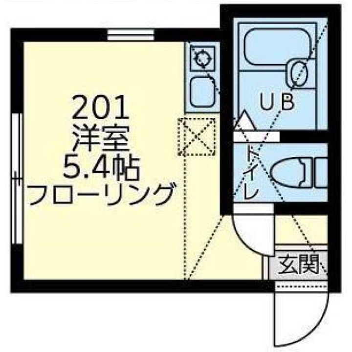神奈川県横浜市南区大岡3(アパート)の賃貸物件の間取り