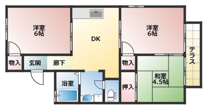 メゾン大久保の間取り