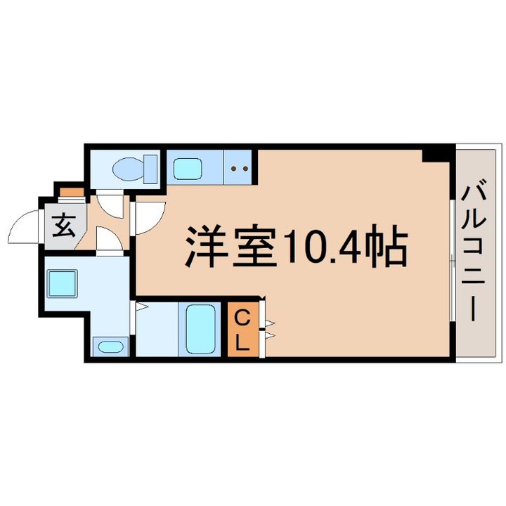兵庫県尼崎市西本町8(マンション)の賃貸物件の間取り
