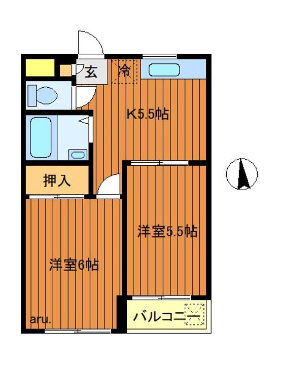 大高マンションの間取り