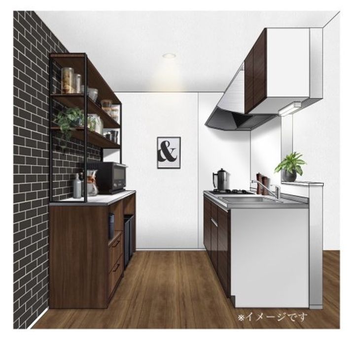 LECOCON四日市IXのキッチン