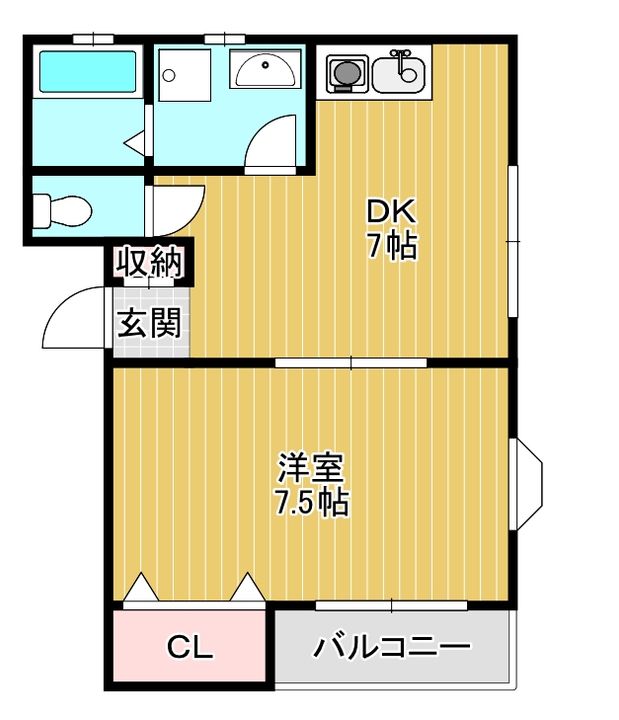 マルテ中青木の間取り