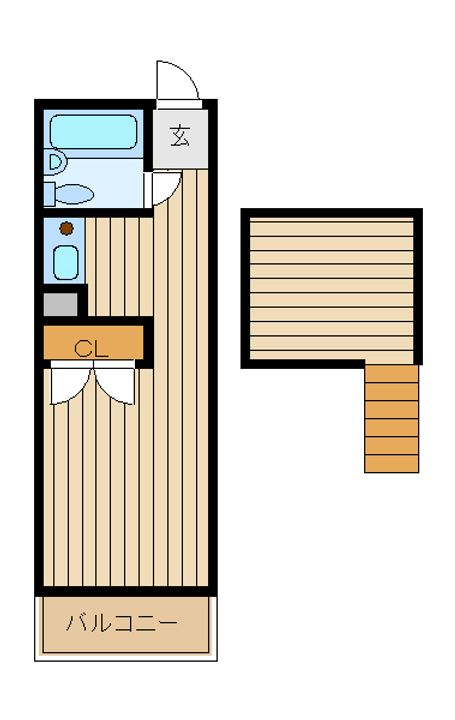 埼玉県新座市栗原5(アパート)の賃貸物件の間取り