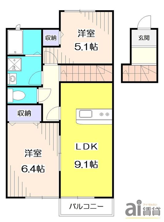モン トレゾールの間取り