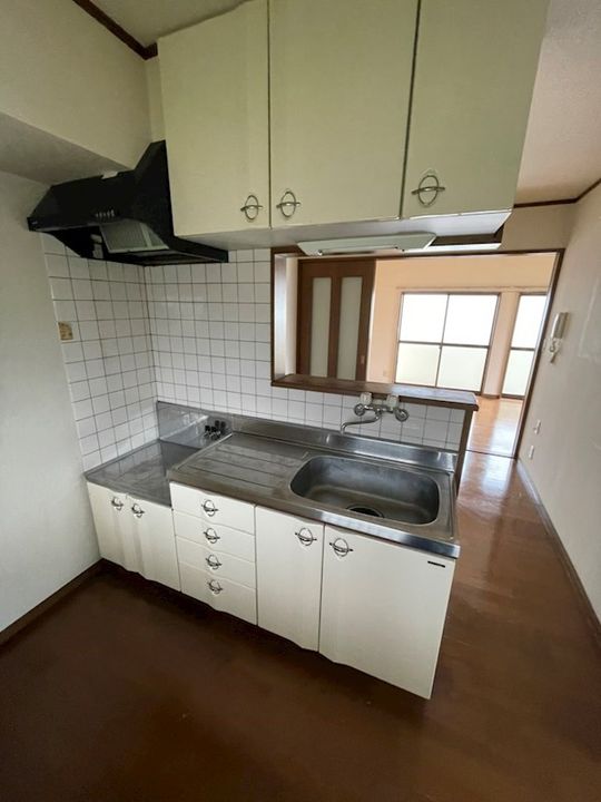 神奈川県小田原市扇町3(マンション)の賃貸物件のキッチン