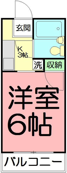 神奈川県横浜市戸塚区上倉田町(アパート)の賃貸物件の間取り