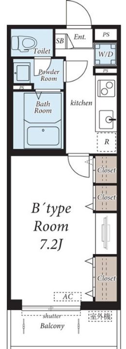 リブリ・坂下の間取り