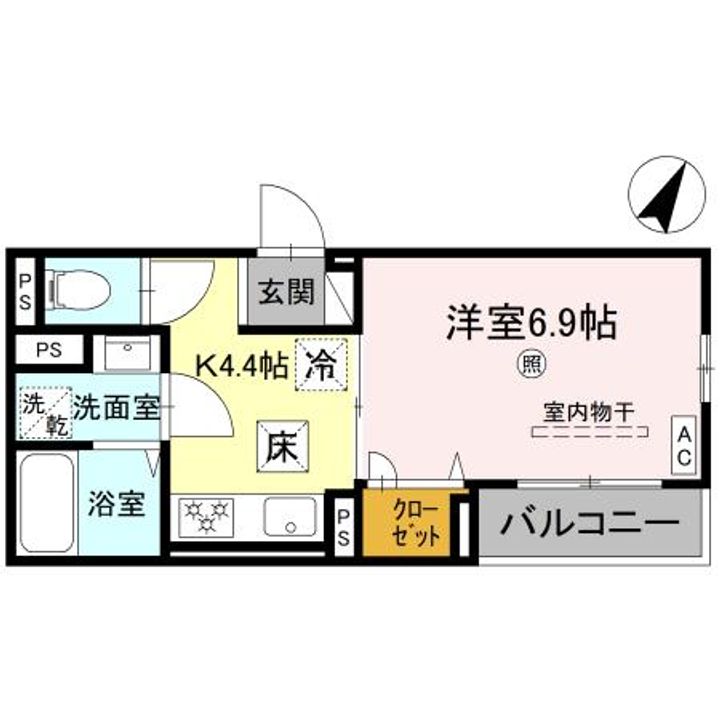 RIPOSO東加古川Iの間取り