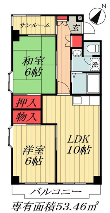 エクセレント丸太の間取り