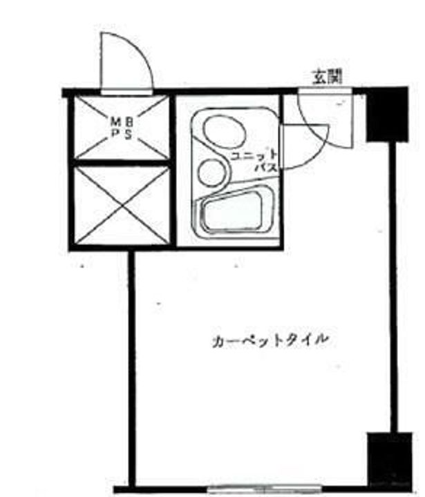 赤坂レジデンシャルホテルの間取り