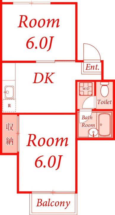 メゾンフラワーの間取り