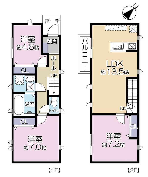 東京都板橋区前野町2(一戸建)の賃貸物件の間取り