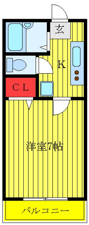 朋悠館の間取り