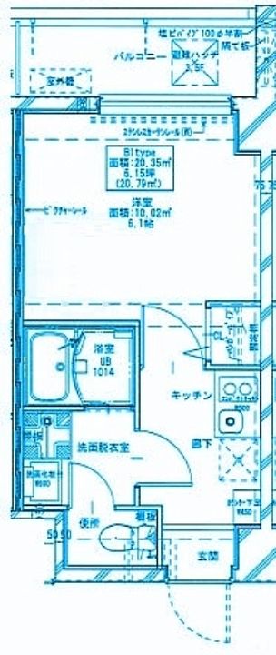 神奈川県川崎市幸区北加瀬1(マンション)の賃貸物件の間取り