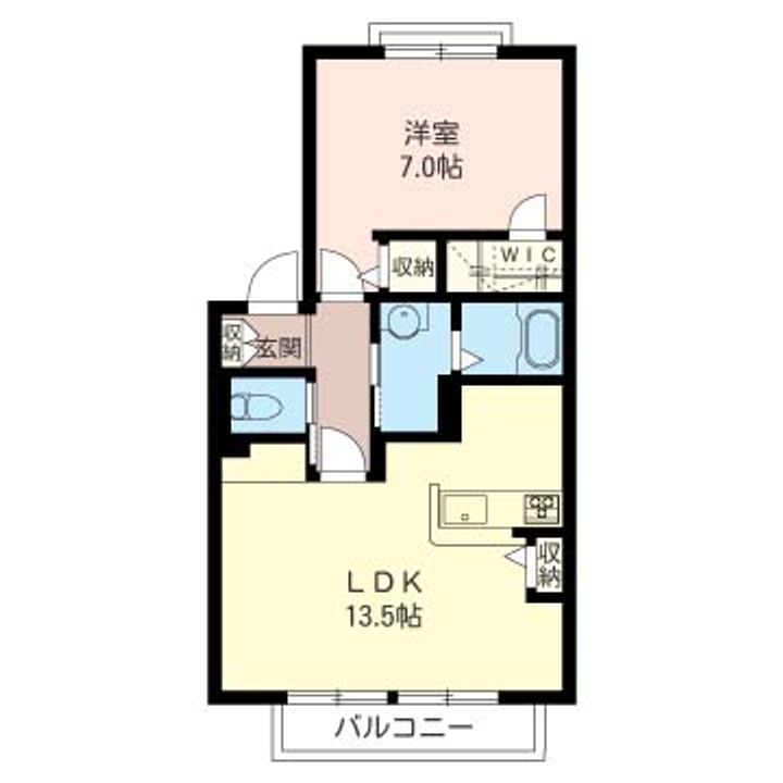ハイムアベニューの間取り