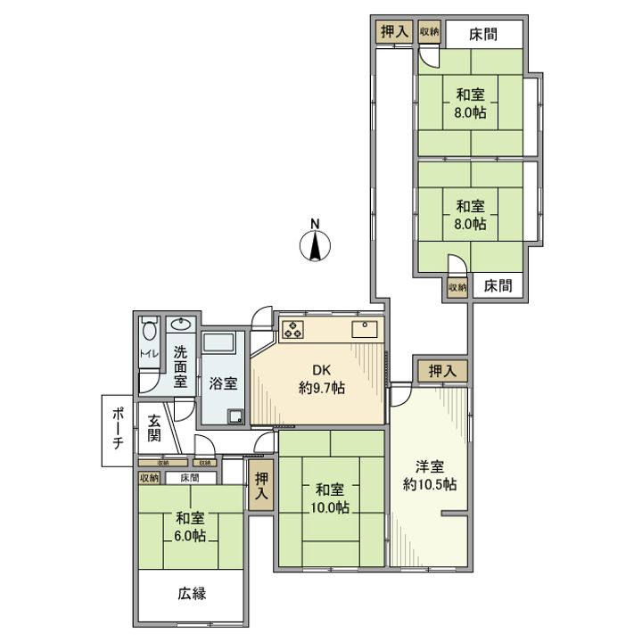 東京都青梅市裏宿町(一戸建)の賃貸物件の間取り