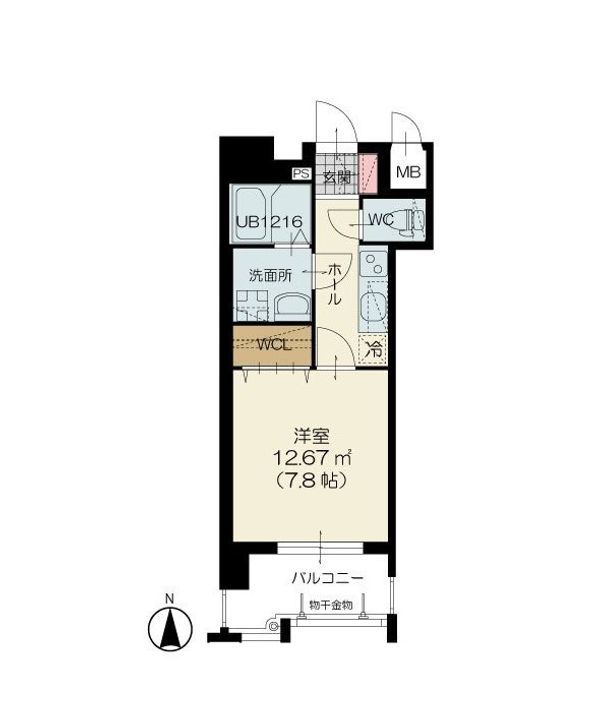 アースコートY’sシティ下曽根駅前の間取り