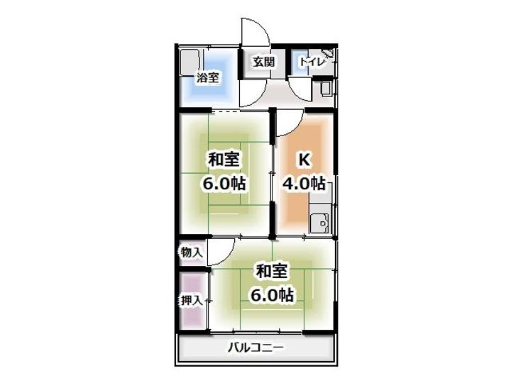 川崎アパートの間取り