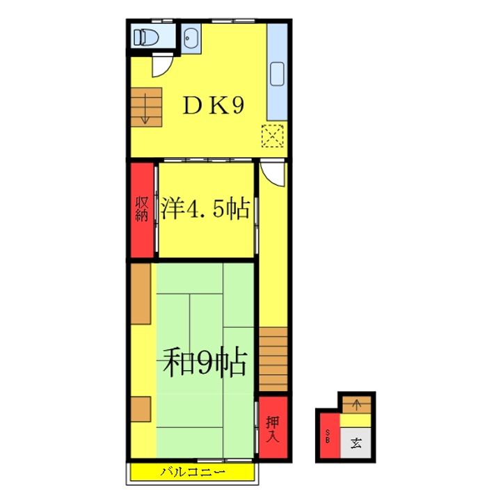 カーサ アスーカルの間取り