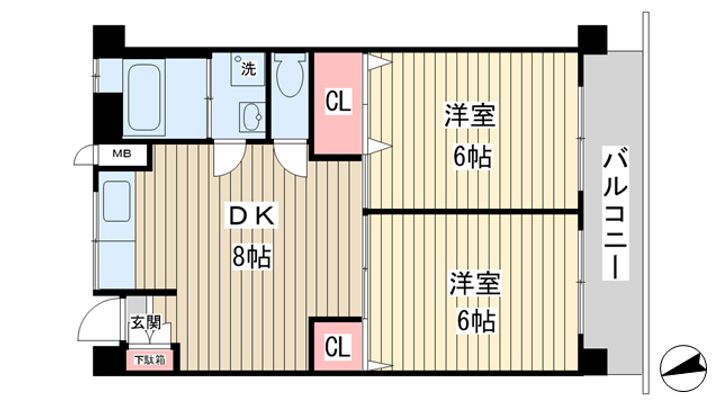 グランドール久が原の間取り