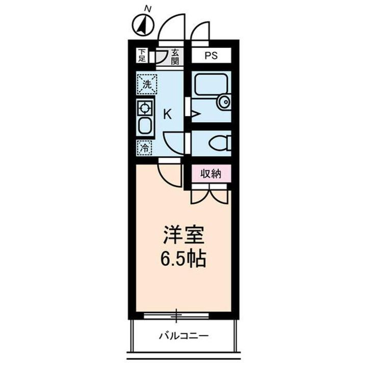埼玉県川口市中青木2(マンション)の賃貸物件の間取り