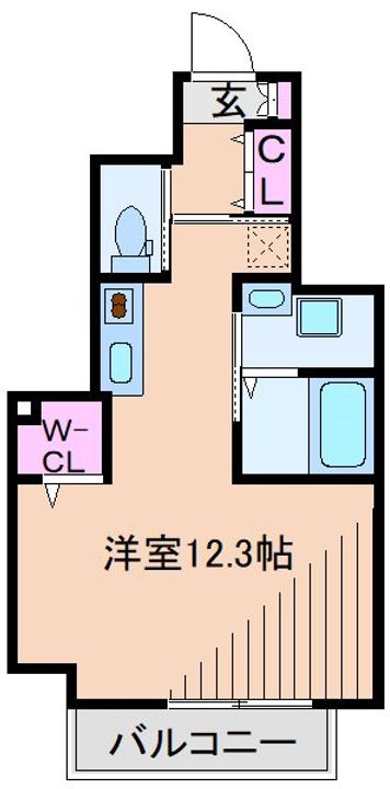 神奈川県横浜市港北区大曽根1(マンション)の賃貸物件の間取り