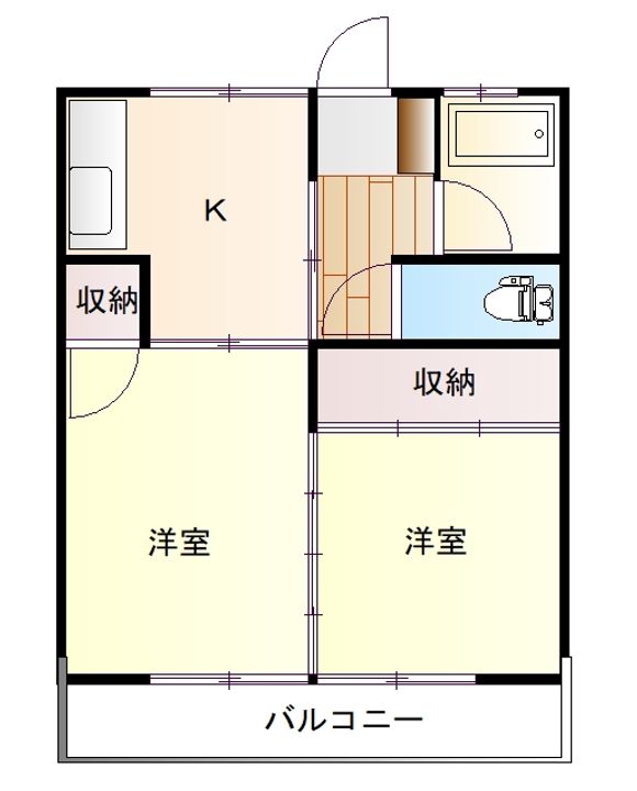 一瀬ハイツの間取り