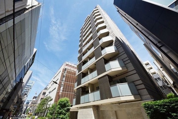 パークハビオ新橋の外観