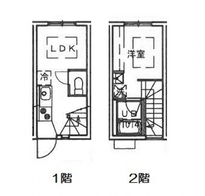 本浦コーポラスIの間取り