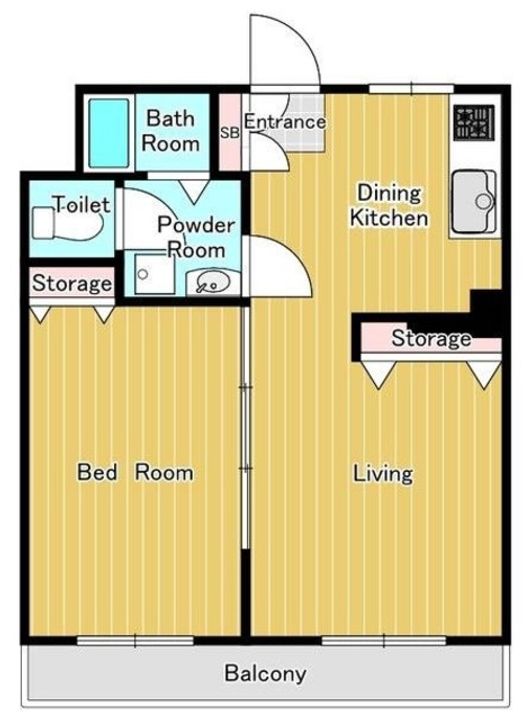 Rosso Mattoneの間取り