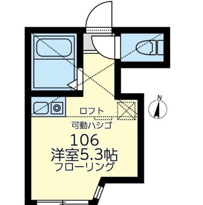 ユナイト日ノ出ルモンドの間取り