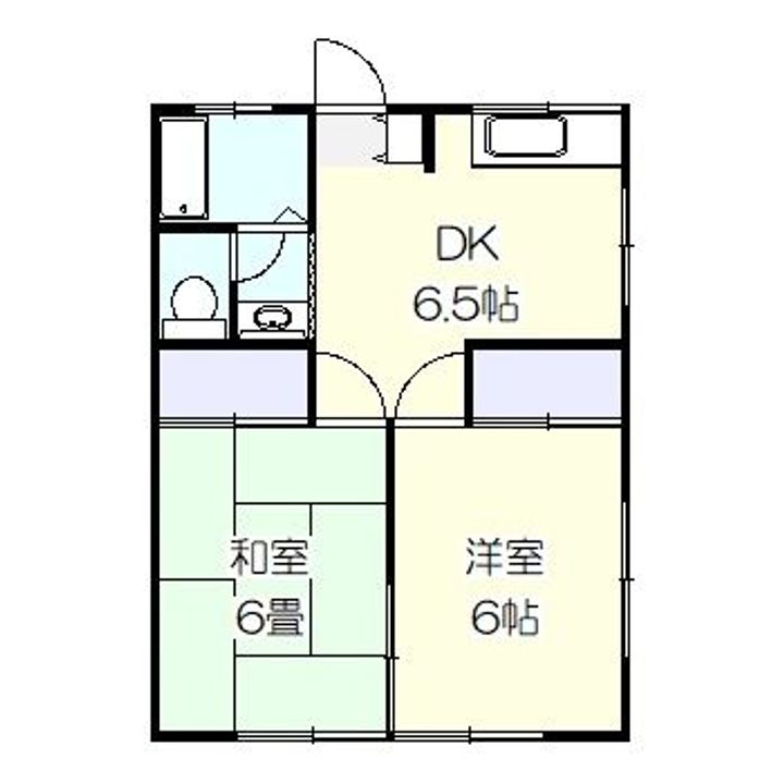 高橋コーポの間取り