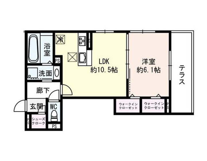 ラヴィベル本堅田の間取り